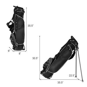 Bolsa dominical Premium con soporte y Correa-Bolsa <span class=keywords><strong>de</strong></span> <span class=keywords><strong>golf</strong></span> ligera Pitch and Putt profesional para campo <span class=keywords><strong>de</strong></span> prácticas, par 3 - Product Image 5