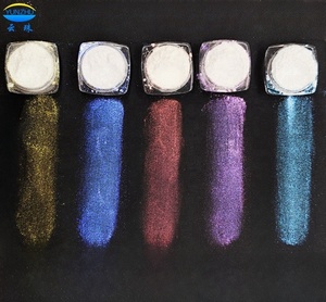 YunGlasLux Pigmenti Vegani di Alta Qualità con Effetto Diamante 3D in Titanio Dorato, Aspetto Cristallino e <span class=keywords><strong>Perlescente</strong></span>, Rivestimento Lucido - Product Image 3