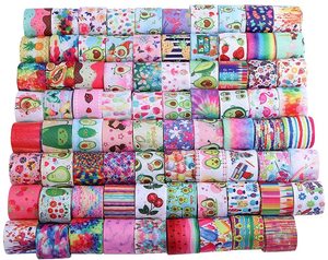 Được rồi 100% polyester 25mm Grosgrain Ribbon tùy chỉnh phim hoạt hình in khuôn mặt duy nhất phong cách bán buôn có sẵn - Product Image 1