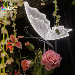 LEDA Nuevo Diseño Personalizado de Decoración de Mariposas Luminosas para Bodas, Cumpleaños, Navidad, Fiestas, Dormitorios y Hogar - Product Image 1
