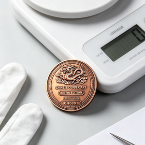 Barra de cobre de 1 onza con motivo de dragón en la nube, estilo vintage, medalla de cobre fino con número de serie, edición limitada para coleccionistas de monedas, uso personal - Product Image 1