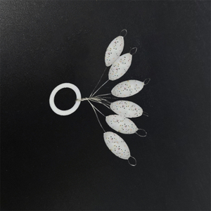 Flotteurs de pêche ovales en mousse EPS blancs avec <span class=keywords><strong>paillettes</strong></span> pour bateaux de pêche en mer - Product Image 5