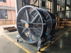 1500mm Industrial Movable Air Cooling <b>Fan</b> IP55 Protection Free <b>Standing</b> 220V Voltage 55000m/h Airflow 39dB Low Noise for - Product Image 2
