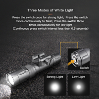 Combo laser tactique vert avec logo personnalisé lampe de poche LED interrupteur magnétique à distance rechargeable corps en aluminium utilisation d'urgence DC