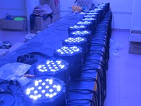 54 pièces RGBW Led étanche Par scène DJ effet Par64 lumière