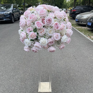 IFG nouveau modèle artificiel rose de mariage pièce maîtresse de décoration de boule de fleur - Product Image 3