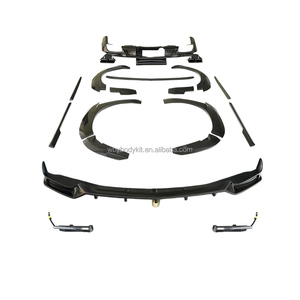 Kit Carrozzeria in Carbonio <span class=keywords><strong>LA</strong></span> per Modello Cadillac Escalade, Paraurti Anteriore, Spoiler Anteriore, Labbro Anteriore, Spoiler Posteriore, Ala Spoiler - Product Image 6