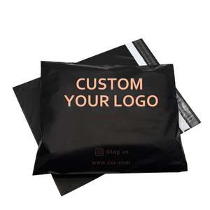 Custom Design Eco-Friendly Compostable Poly Biodegradable Mailer Black Matte Polymailer Plastic Shipping <b>Envelope</b> Poly Bags - Product Image 3