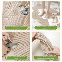 Tapis de sol antidérapant en PVC de couleur unie GHT 2026, nouveau style, absorbant, pour salle de bain, douche, idéal pour les seniors et les enfants, anti-chute, pour la maison