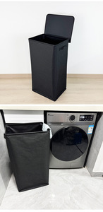 Giặt ủi giỏ với nắp & xử lý công suất lớn <span class=keywords><strong>Hamper</strong></span> cho nhà giặt ủi phòng - Product Image 5