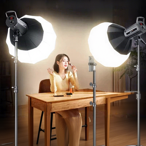 Lumière professionnelle 120W pour tournage vidéo, éclairage de <span class=keywords><strong>studio</strong></span> Softbox pour vidéographie, photographie de portrait, diffusion en direct, <span class=keywords><strong>Tik</strong></span> <span class=keywords><strong>Tok</strong></span> - Product Image 1