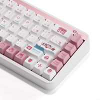 Clavier de jeu sans fil AKKO JIN01 Tokyo, mini clavier programmable métallique avec montage sur joint