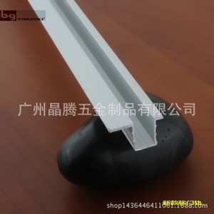 Riel deslizante de aleación de aluminio para puerta, montaje en pared, moderno, sencillo, no desmontable, para armario, mueble, guía de riel 4209 - Product Image 5