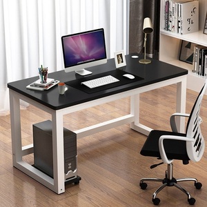 Escritorio de oficina moderno con una mesa Lisa montada en un escritorio de computadora con marco de acero resistente - Product Image 5