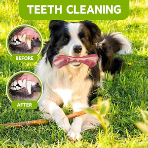 Jouet à mâcher pour chien indestructible en nylon robuste, texture marbrée de bœuf véritable, sans éclats, pour chiens de taille moyenne et grande, pour le nettoyage des dents - Product Image 5