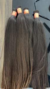 Extensions de cheveux humains bruns naturels lisses, collection de la meilleure qualité en gros - Product Image 3