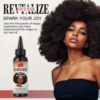 Huile Capillaire Naturelle Chebe pour la Croissance des Cheveux, Anti-Casse, Renforce les Cheveux Afro/Bouclés, Hydrate les Pointes Sèches et les Cheveux Abîmés, Traitement du Cuir Chevelu, Cosmétique Pure