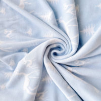 Couverture pour bébé en coton jacquard tricoté 75*100CM