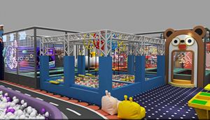 Parque de Trampolines Interior Personalizado para Niños, Área de Juegos Multiactividades para Centros de Entretenimiento Familiar - Product Image 3