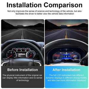 แผงหน้าปัด LCD สำหรับ Chevrolet Silverado GMC Sierra ปี 2013-2019 แดชบอร์ดดิจิตอล ห้องนักบินเสมือนจริง มาตรวัดความเร็วรอบ มาตรวัดระยะทาง - Product Image 6