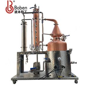 Équipement de distillation multifonction Boben 1000L à capacité personnalisable, alambic en cuivre <span class=keywords><strong>rouge</strong></span> pour la <span class=keywords><strong>vodka</strong></span>, distillateur d'alcool, fonctionnement facile - Product Image 1