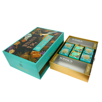 Baklava dattes personnalisées du Moyen-Orient boîte de chocolat rabattable boîte de papier cadeau de luxe fruits secs noix boîte d'emballage avec boîte de conserve vide