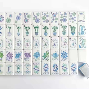 Factory Wholesale 4 Layer 160 Acrylic Engraved <b>Set</b> Luxury American <b>Mahjong</b> Tiles - Product Image 4