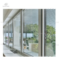 Ventanas y puertas estándar australianas europeas Ventana de aluminio insonorizada Ventanas de aluminio Ventana de aluminio