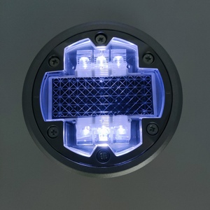 143mm IP68 Waterproof 6 LED <b>Wireless</b> Solar Rechargeable High Brightness Buried Lamp for Garden Pathway Walkway Aluminum Light - Product Image 4