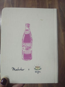 Logotipo personalizado A5 impreso página interior de tela de lino paño cubierto revistas - Product Image 6