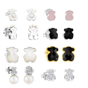 <span class=keywords><strong>Pendientes</strong></span> Minimalistas de Plata con Baño de Oro, Estilo Clásico y Minimalista, Fáciles de Combinar con Todo Tipo de Atuendos para Uso Diario - Product Image 1