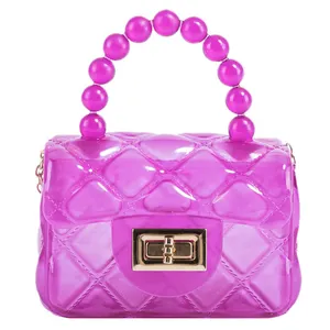 Fashion Design Girls Purses Girls Cute Crossbody Bag Kids Jelly Shoulder Messenger Bag Mini Coin Purse Accessory Bags