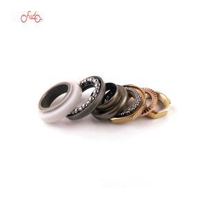 Kit <span class=keywords><strong>de</strong></span> Rodamientos <span class=keywords><strong>de</strong></span> Dirección para <span class=keywords><strong>Bicicleta</strong></span> <span class=keywords><strong>de</strong></span> Acero, Ocho Piezas, Piezas <span class=keywords><strong>de</strong></span> Conexión para Horquilla Delantera, Color Cobre, Repuesto - Product Image 1