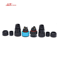 Conector Automotriz LLT de 3 Pines M25, Conector Rápido de 2, 4, 5, 6, 8, 20, 24 Pines, Conector de Cable Impermeable IP68 con Tornillo