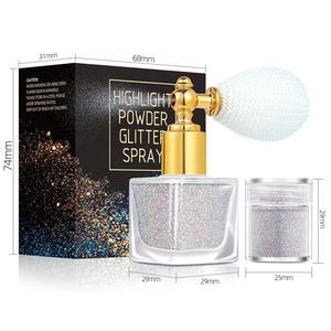 Private Label <strong>Glitter</strong> <strong>Spray</strong> Nail Art Sequin <strong>Glitter</strong> Powder <strong>Silver</strong> Gold Face <strong>Hair</strong> Body Powder Set Nail Powder <strong>Spray</strong> - Product Image 4
