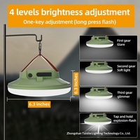 Nouvelle lampe de camping DL-388 LED, éclairage d'urgence extérieur, commande par bouton, batterie externe détachable pour stands, marchés nocturnes, usage domestique portable