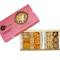 Emballages assortis pour pâtisserie de luxe Boîte de confiserie exclusive Boîte de baklava vide en carton de qualité supérieure