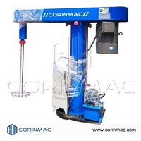 Machine de dispersion de peinture automatique haute vitesse CORINMAC en acier inoxydable, économe en énergie, pour produits chimiques et plastiques
