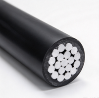 Câble d'alimentation aérien en aluminium Zhongkai JKLY 1x16mm, isolé PE, 0.6/1kV, basse tension, sans gaine, 70°C