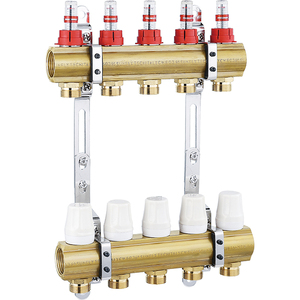 Genero XF20160E geotérmica de agua separador de agua de latón para tubería de agua de calefacción por <span class=keywords><strong>suelo</strong></span> <span class=keywords><strong>radiante</strong></span> de la válvula de mezcla - Product Image 1
