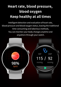 VALDUS 2023 Montre connectée ronde AMOLED HK85 NFC Montre connectée étanche IP68 Appareil portable Montre intelligente tendance - Product Image 6