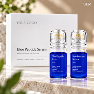 Esencia Facial de Péptidos Azules 10ml con Hialuronato de Sodio, Suero de Hidratación Diaria, Fabricante OEM con Logotipo Personalizado - Product Image 3