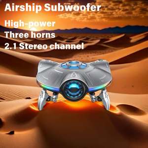 Haut-parleur Bluetooth portable puissant basse LED lumières haut-parleur sans fil stéréo fort pour prise en charge de fête à la maison carte USB/TF/AUX/TWS - Product Image 3