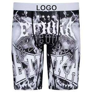 Sous-vêtements pour hommes, taille plus, logo personnalisé, même style, 90% polyester, 10% élasthanne, sous-vêtements pour hommes - Product Image 5