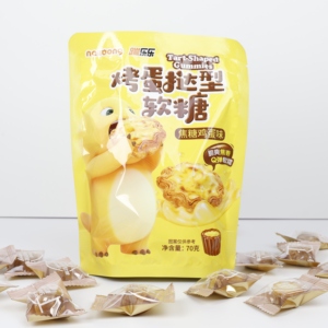 Caramelos de Goma Crujientes con Sabor a Huevo y Caramelo, Crujientes por Fuera y Suaves por Dentro, Dulces Golosinas - Product Image 2