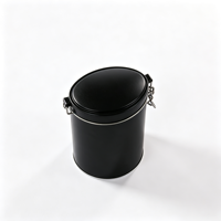 Boîte en étain ovale personnalisée hermétique avec couvercle à fermoir, boîte de rangement en métal de qualité alimentaire pour l'emballage du café, du thé et des bonbons
