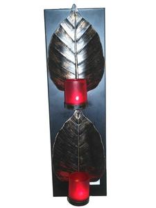 Premium Vintage Modern Fancy Luxury Hot Sale Nickel Plated Iron Material Candle Votive Wall <b>Art</b> for Home and Wedding Decoration - Product Image 4