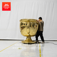 Trophée gonflable de grande taille personnalisable à 360 degrés de haute qualité pour les événements en plein air, décorations gonflables de qualité pour la publicité