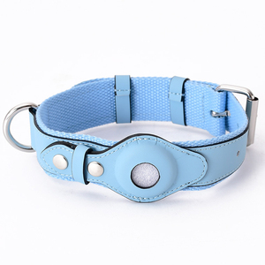 Rarewe <span class=keywords><strong>Collar</strong></span> y correa para mascotas con rastreador GPS ajustable de alta calidad, <span class=keywords><strong>Collar</strong></span> de perro con etiqueta de aire con seguimiento GPS, <span class=keywords><strong>Collar</strong></span> de perro de cuero - Product Image 1