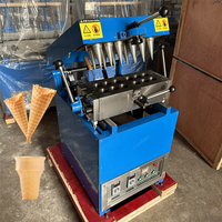Cône de sucre gaufré entièrement automatique faisant la machine/machine à glaçons à vendre